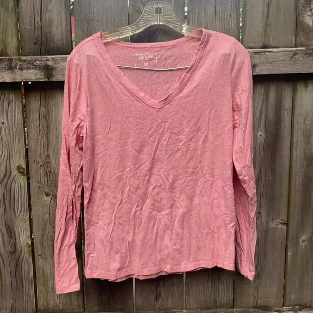 Pink long sleeve tee sz. XS